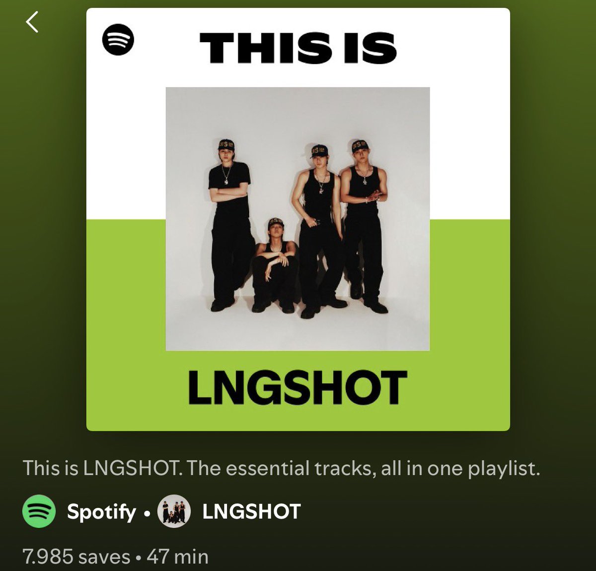 LngshotChart's tweet photo. .@LNGSHOT4sho “THIS IS LNGSHOT” is now available on Spotify. SAVE and SHARE! 

Let’s get it to 10K saves
https://t.co/uZRdC6Pj8d

#LNGSHOT https://t.co/c8QLo4wPge