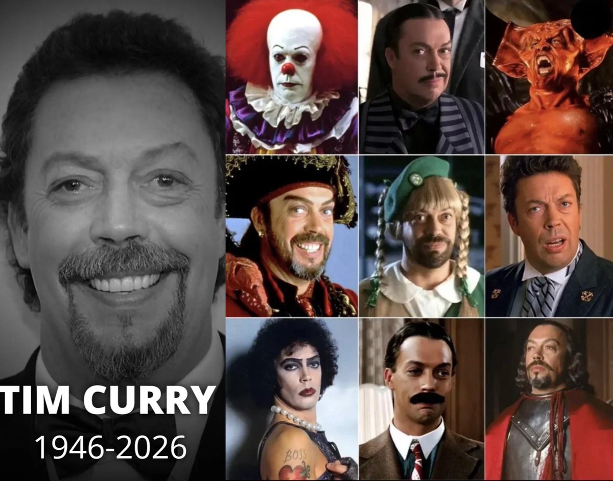 ImpactMediaFR's tweet photo. 🚨🇬🇧🕊️ ALERTE INFO !

L’acteur britannique Tim Curry, notamment connu pour son rôle du clown Pennywise dans "Ça" (1990), mais aussi pour "The Rocky Horror Picture Show", "Maman, j’ai encore raté l’avion !", "Cluedo" et "Legend", est mort à l’âge de 80 ans.

(Reuters) https://t.co/cpbD2hCM8o