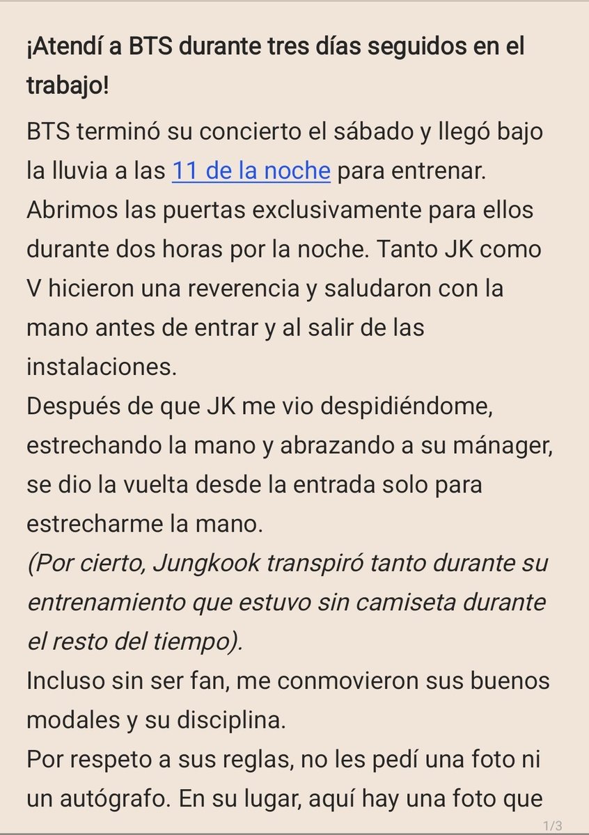wintertaekook's tweet photo. UNA CHICA QUE TRABAJA EN UN GYM EN TORONTO, CONTÓ COMO FUE SU EXPERIENCIA DE ATENDER A #TAEKOOK 💜 https://t.co/dbIQ7yRH13