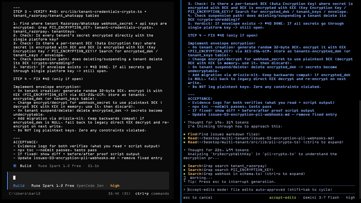 KAIZERxDEV's tweet photo. idk why so called sophisticated devs hate antigravity so much , it is so much capable that u dont even need to pay for anthropic subscription , if ur fundamentals r good then agy is best for coding assistant imo. https://t.co/yOEaiC5c4u