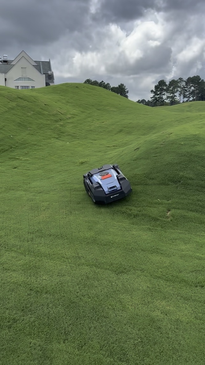 nexmow's tweet photo. ⛰️ Golf courses are rarely completely flat, and maintaining sloped areas can add another challenge to routine turf management. The NEXMOW M2 is designed to support mowing across varied terrain, helping maintenance teams maintain suitable sloped areas while improving overall efficiency.

From rolling sections of a course to gradual inclines and other uneven areas, the NEXMOW M2 can help maintain a consistent cut while supporting a clean, professional appearance. Its autonomous operation allows maintenance teams to incorporate robotic mowing into their routine workflow and reduce the amount of time spent on repetitive mowing tasks.

Keeping sloped areas consistently maintained is an important part of creating a polished appearance across an entire golf course. With the NEXMOW M2, teams can expand autonomous mowing into more areas where conditions are appropriate, while continuing to focus their time on other important aspects of course maintenance.

Every course has its own terrain and operating conditions, but the NEXMOW M2 provides a flexible approach to autonomous turf maintenance. From flatter sections to suitable sloped areas, it helps support consistent mowing and a well-maintained appearance across the property. 🌱⛳️⚡️

#NEXMOW #NEXMOWM2 #GolfCourse #GolfCourseMaintenance #GolfCourseManagement #GolfSuperintendent #TurfManagement #TurfCare #SportsTurf #CommercialMowing #AutonomousMowing #RoboticMower #RoboticMowing #MowingTechnology #LandscapeManagement #GroundsMaintenance #SmartTurf #GolfIndustry #GolfLife #PrecisionMowing #SustainableLandscaping #FutureOfTurf #InnovationInTurf #AutonomousEquipment