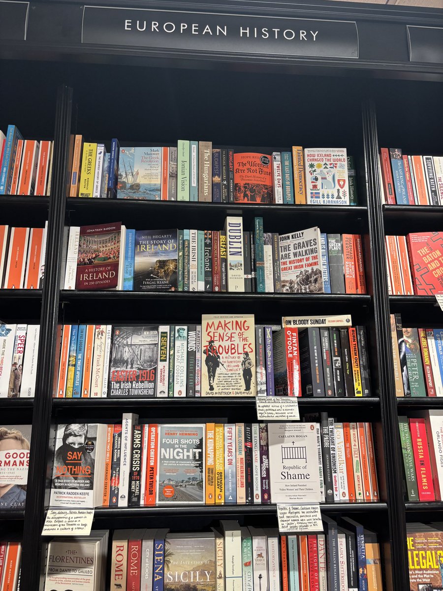 DrAaronEdwards's tweet photo. I’ve often found it strange that books on #NorthernIreland, including my own, #AgentsOfInfluence, are shelved under ‘European History’ and not ‘British History’, even when there are plenty of chaps written about therein… 😉 https://t.co/ziuvk9tTCs