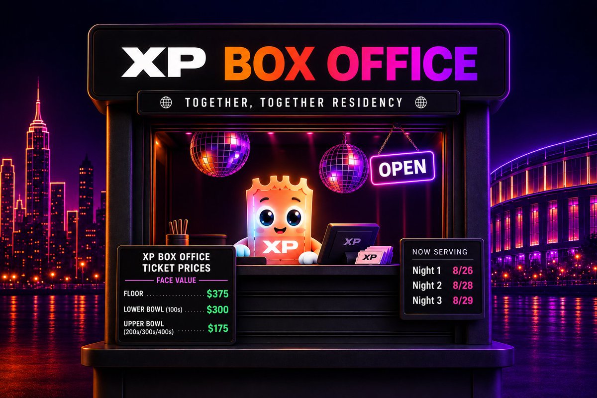 xpticket's tweet photo. WE'RE LIVE FROM NYC! 

Week 1 of Harry Styles' "Together, Together" is here and XP Box Office is OPEN with face value tickets to the first 3 shows. 🎟️

Still ISO tickets? Haven't gotten off the waitlist for 8/26, 8/28, or 8/29?

How to get in 👇 https://t.co/KPwBTkbSgP