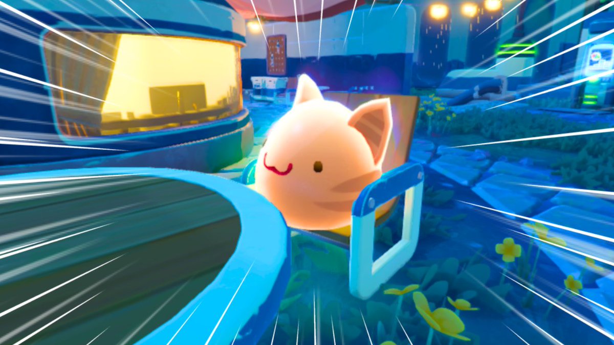 Blankly291's tweet photo. Today at 6:00 PM CT, I'll be #live on #YouTube and #Twitch play #SlimeRancher2. If you have the chance, stop by the #stream and tell me what you think of the Taby slime.

YouTube: https://t.co/uXBBe2FOGt

Twitch: https://t.co/fqPLngzJMQ https://t.co/N3ayOqR7Wl