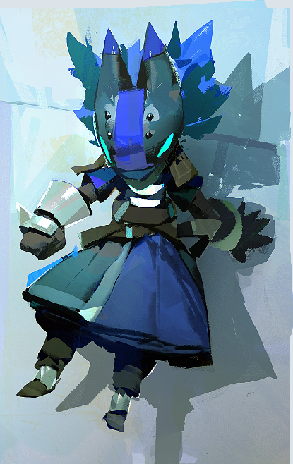 MortemErgoSum's tweet photo. Back to SK!!! quick paint :3 https://t.co/zSczjfqafc