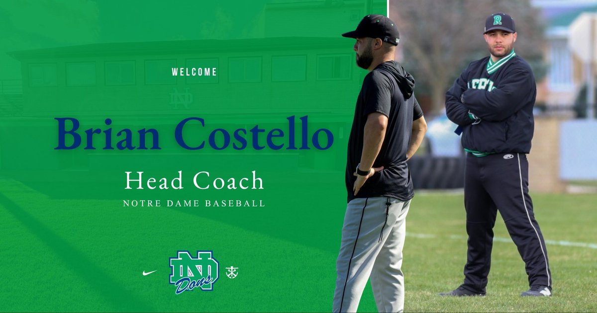 ndcp_athletics's tweet photo. Please join us in welcoming Brian Costello, our new Head Baseball Coach!

Costello has spent the last four years as an assistant coach at Ridgewood High School. Costello helped coach the Rebels to a pair of IHSA regional titles (2023, 2026).

🗞️Read more: https://t.co/HnpRe8D0yA https://t.co/G7vTivVNKn
