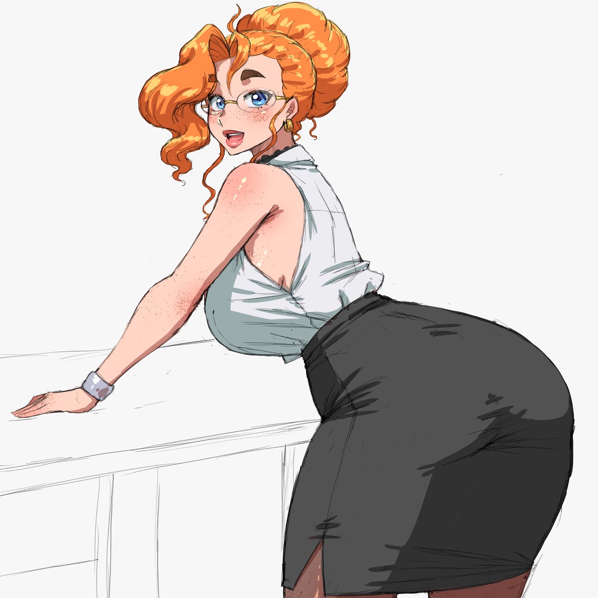 Simmsyfart's tweet photo. noticing that i seem to enjoy compressing an extreme amount of hair into a small space in my designs https://t.co/j9KCyhVOgb