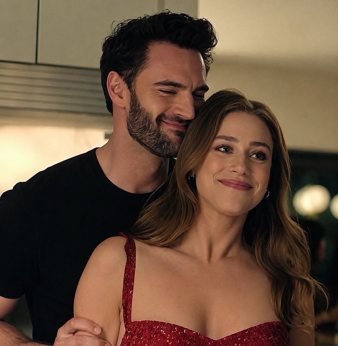 bursinbestie's tweet photo. thanks miss lili reinhart for helping cast tom bateman in order to make you both look like the perfect olive smith and adam carlsen https://t.co/qHhQcQvNmT