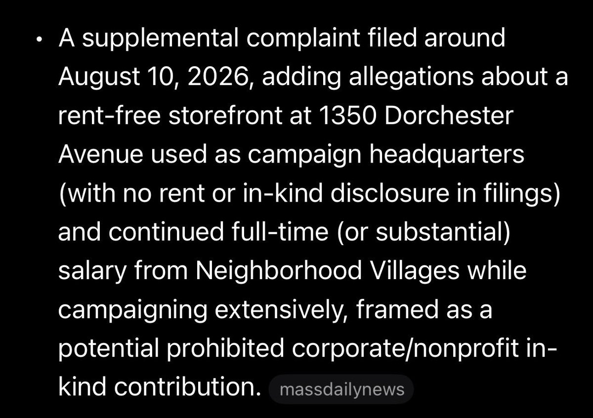 BospoliX's tweet photo. Latoya Gayle campaign violation 1 https://t.co/L87xEv5FOE