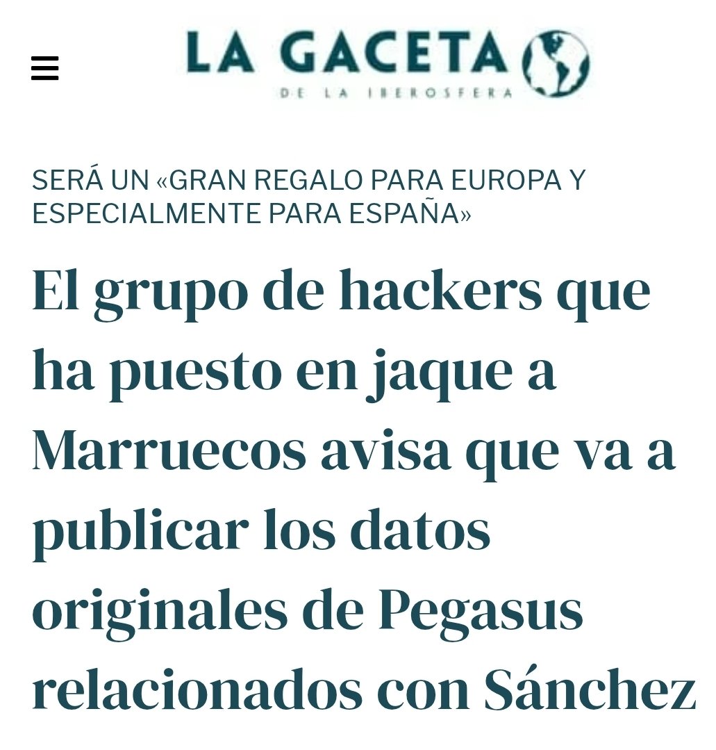 UACD_Youtube's tweet photo. Y un día después de amenazar a Pedro Sánchez los hackers de Jabaroot con que que iban a filtrar el contenido de su móvil hackeado, el Presidente justo tras haber vuelto de vacaciones y haber convocado un Consejo Extraordinario de Seguridad Nacional sin el Rey por la extrema gravedad de la crisis de Ceuta, desaparece y se va al paraíso fiscal Andorra...

Pero seáis malpensados.
No tiene nada que ver una cosa con la otra.
Se ha ido disparado porque quería andar en bici.

Todo aquí:
https://t.co/X6TUAuTsAT
