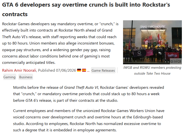 PoorlyAgedStuff's tweet photo. you've still got people sleeping in offices and have fired employees for attempting to unionize. deeply evil company.

the people actually making your forever game are gonna be out of work after november while your stockholders get a fat bonus. on top of milking the consumer for all they can and killing physical games in the process.