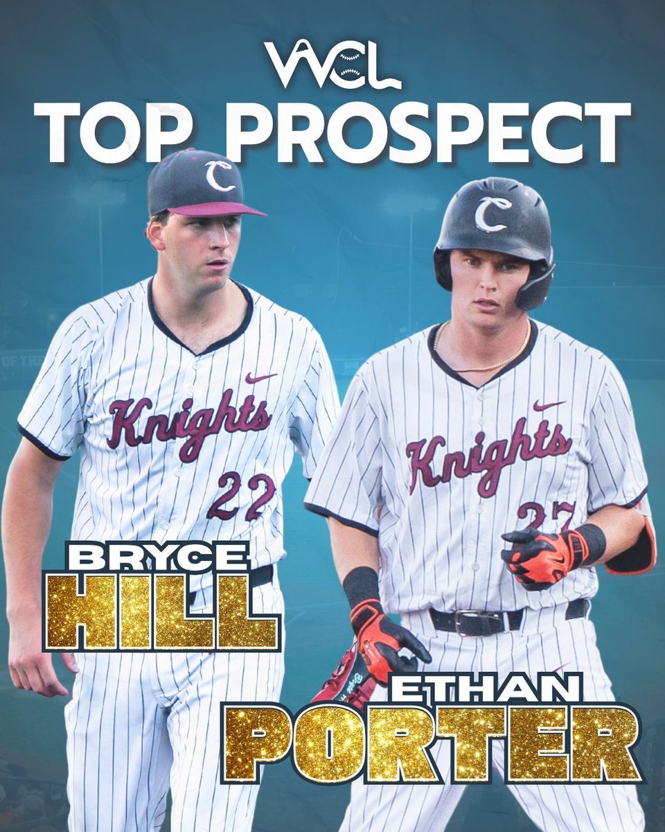 CorvKnights's tweet photo. BALLERS ⚾️

Ethan Porter of @BeaverBaseball and Bryce Hill of @StanfordBSB have been named @WCLBaseball co-Top Prospect, as voted on by the league’s head coaches.

The future is bright for these two. 🌟🌟

👉 https://t.co/0ggHldW0wF https://t.co/dVCfzvXQWT