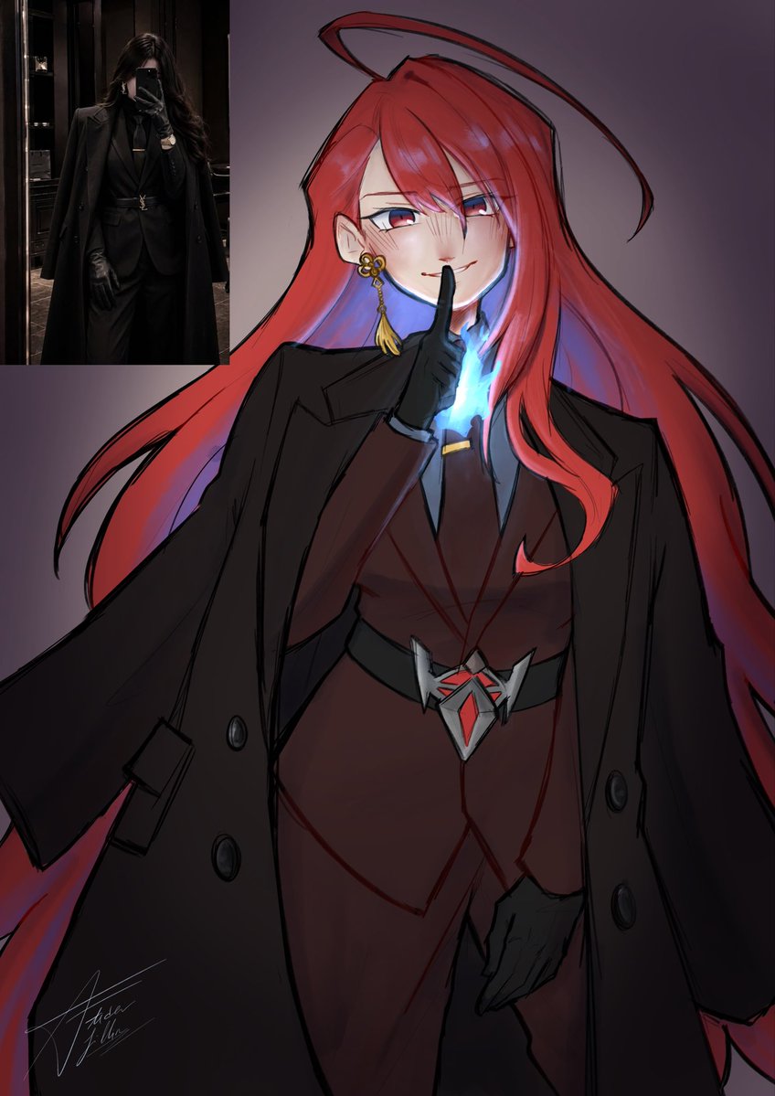 9aidenf's tweet photo. Made a few changes here and there just match her vibe. Hope yall like it ^^
#BloodflameArt https://t.co/pauLi5GTz3