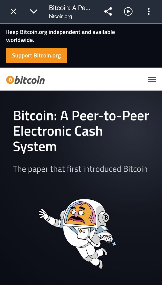 FatBagszz's tweet photo. @davidgokhshtein @unusual_vvhaIes Seen this on Bitcoin official website? https://t.co/4WpUeAJRzB