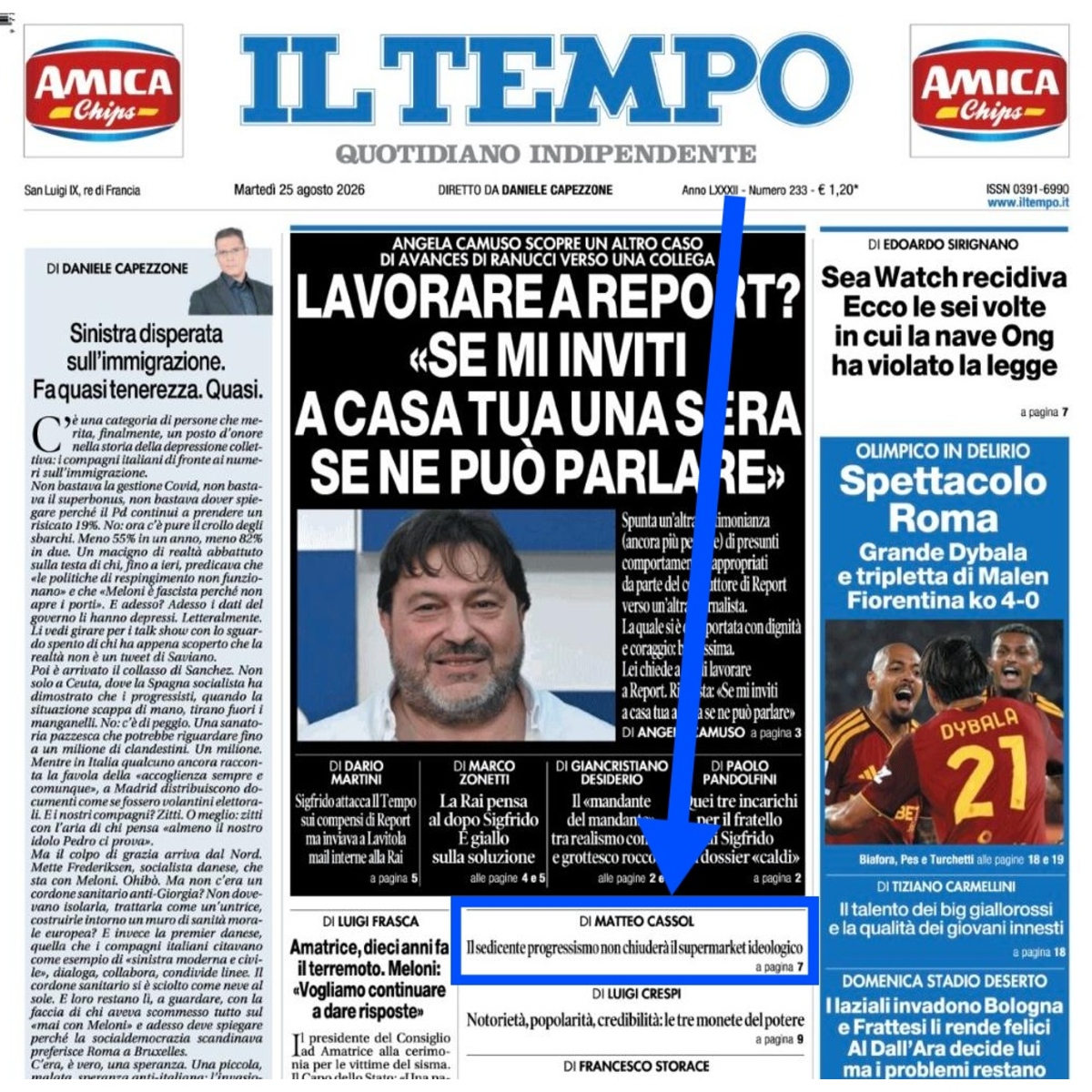 MatteoCassol's tweet photo. Il woke potrà cambiare etichetta, versione, packaging. L’apparato resterà: i buoni e i loro protetti titolari di diritti espansivi, i cattivi incaricati di cedere spazio, linguaggio, sicurezza e qualche volta la vita. Il supermarket ideologico non chiuderà
@tempoweb di @Capezzone https://t.co/8Ic4IhqWXi