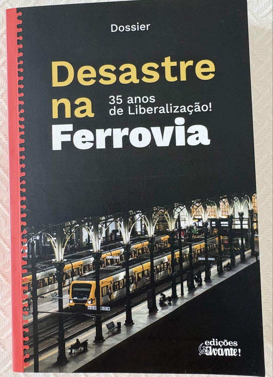joao_ferreira33's tweet photo. Um livro imprescindível para todos os que se interessam por comboios, ou que simplesmente reconheçam importância à ferrovia. Uma avaliação crítica dos impactos da liberalização e a identificação da política alternativa necessária. https://t.co/pxYA4kKmu0