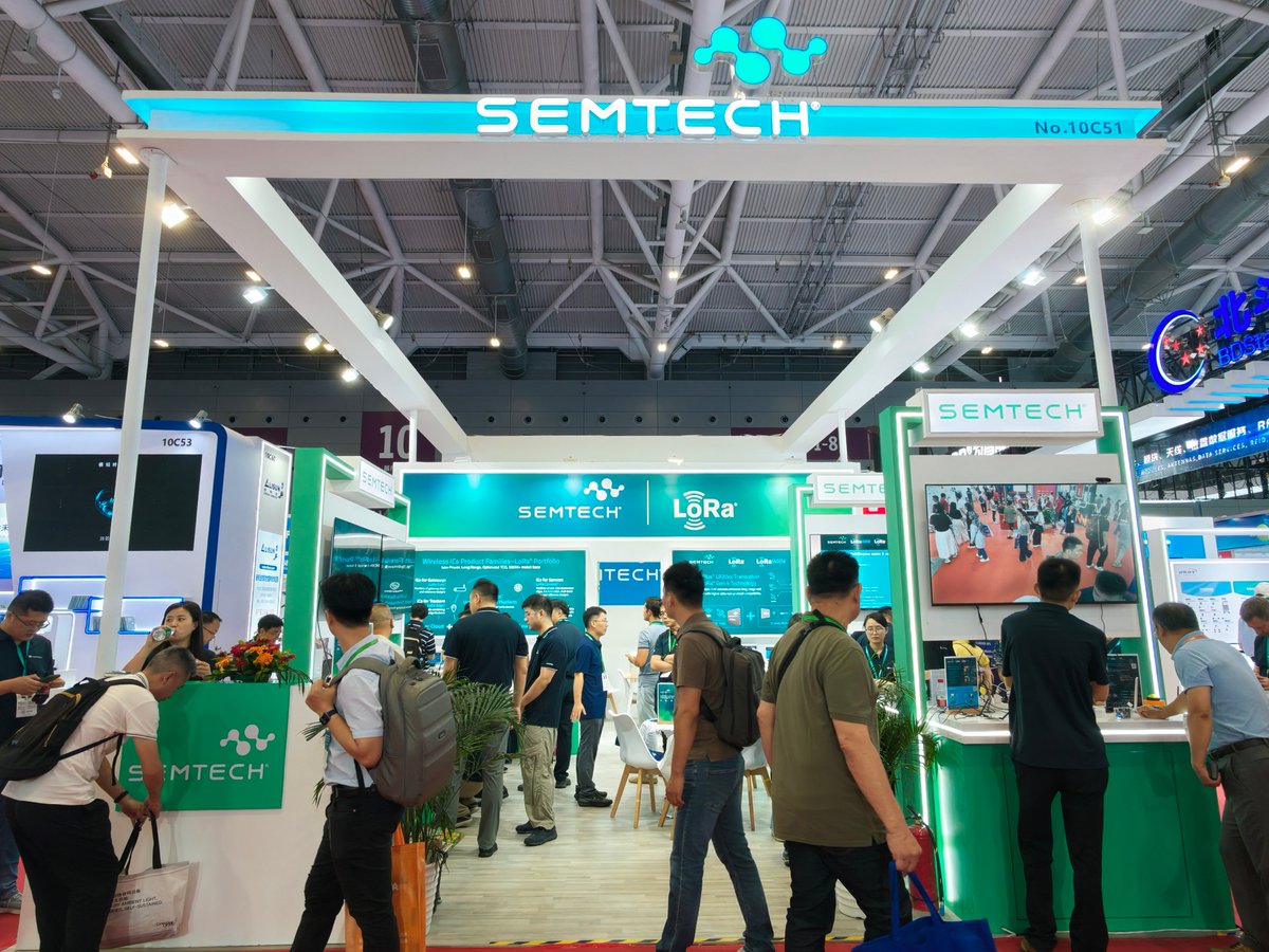 SemtechCorp's tweet photo. Day 1 at IOTE 2026 and the floor is busy. 🔥
Thank you to everyone who has stopped by our booth #10C51 so far. The LoRa Global Ecosystem Forum is also underway, don't miss it!
See you on the show floor.
#Semtech #IOTE2026 #LoRa #LoRaPlus #IoT #EdgeAI #Shenzhen https://t.co/o0hq5M4Vus