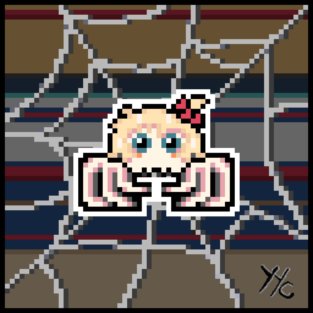 Yam_Canyou's tweet photo. Pixel Taranchama 🕸️❤️
#はあとart #推し活はあとん日記 https://t.co/Z5GVwe0lSP