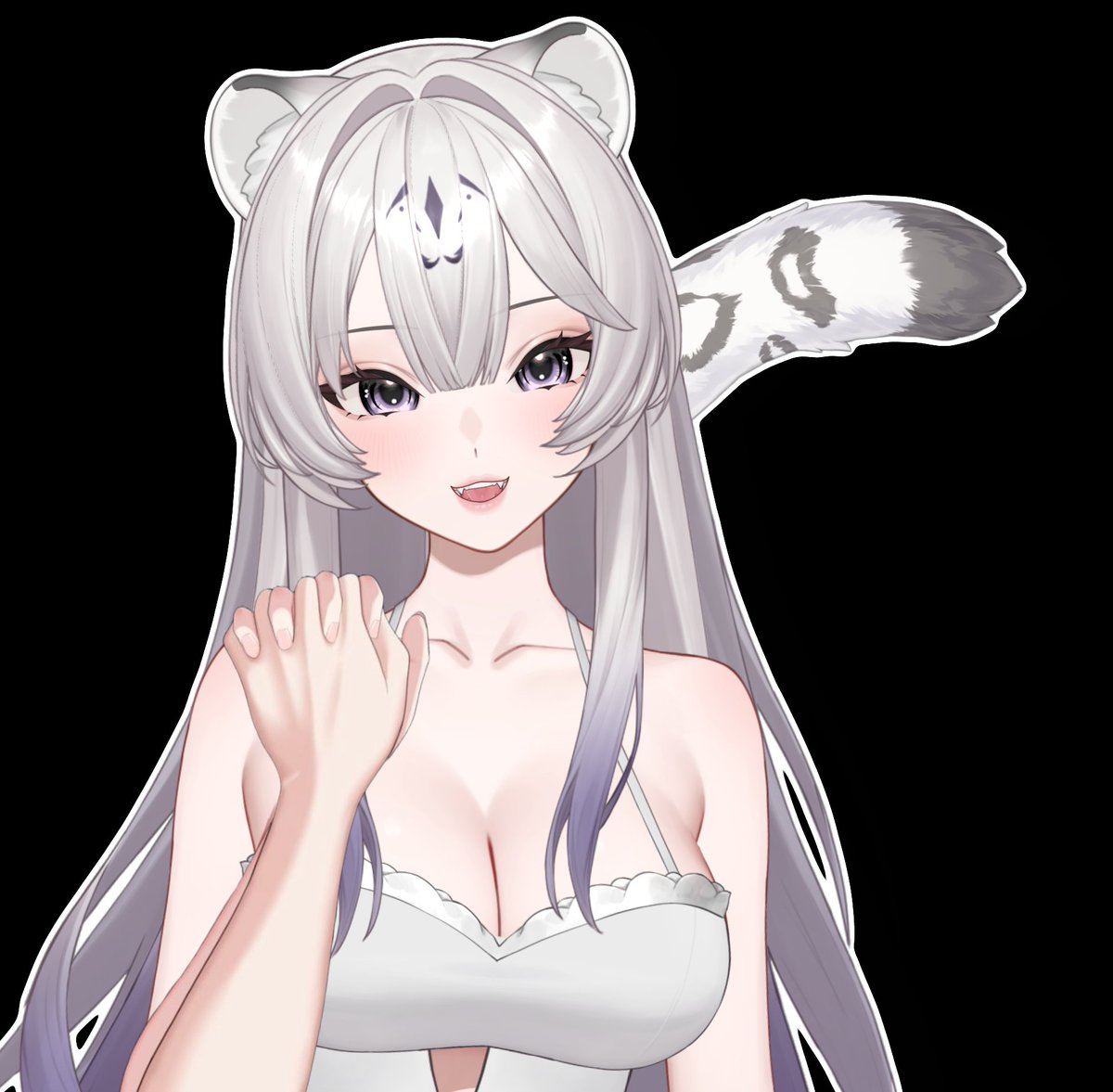 sneppsi's tweet photo. how are you doing? 🤍
| ♡ #vtuber #vtubers #vtubing #vstreamer #vtube #snowleopardvtuber #cute #kawaii #cat #catgirl https://t.co/P3DaxBUJmD
