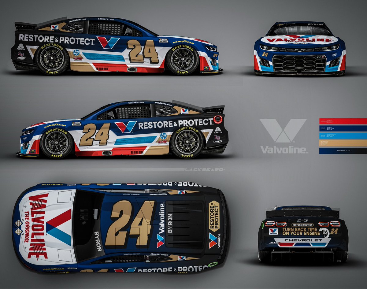 BLACKBEARDltd's tweet photo. New design for @Valvoline and @WilliamByron https://t.co/ZII9a8tcc3