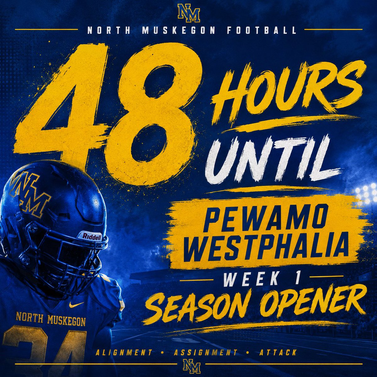 NorsemanFB's tweet photo. 48 hours till kickoff! https://t.co/OD9ThRfqwl