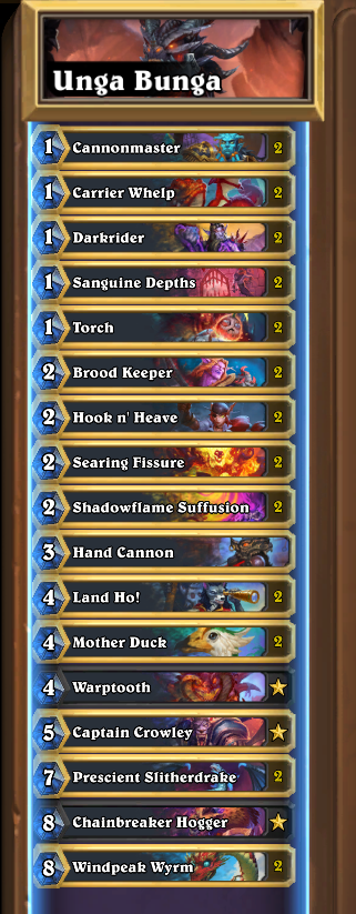 ClarkHELLSCREAM's tweet photo. NEW HEARTHSTONE DECKS TO TRY!

Pirate "Dragon" Warrior - New Top Meta Tyrant?

Stealth Rogue - Balance Tempo / Burst mana cheat combos!

Reborn Priest - Soothsayer + Reborn is a powerhouse swing turn.

MEME OF THE DAY: Pirate OTK Warrior! Deios + Crowley + Hand Cannon = BIG DMG https://t.co/3BgsO4UshY