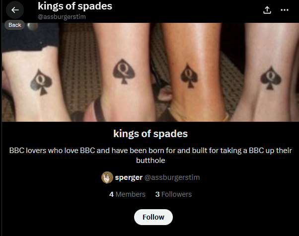 man_comical's tweet photo. why do you have a bbc group https://t.co/zv9pB859sT