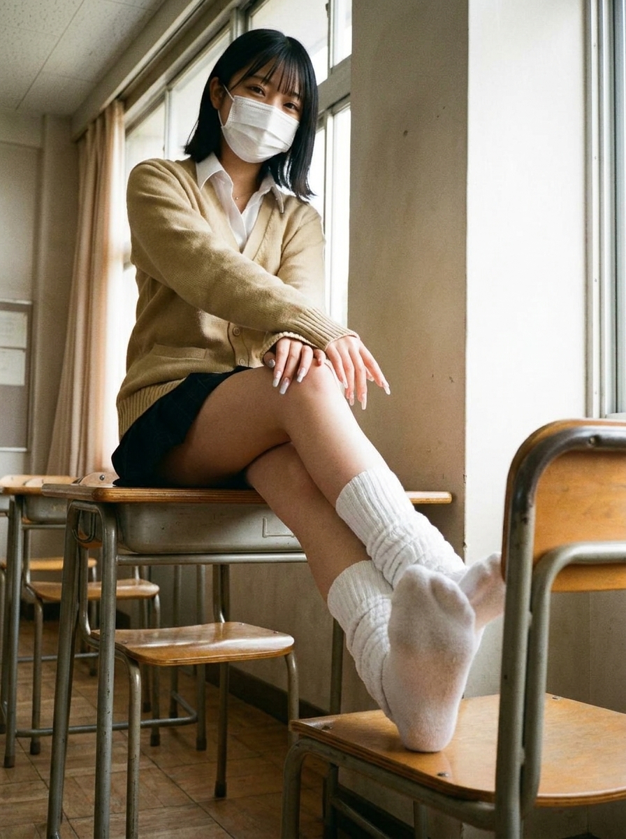 pine_pier's tweet photo. 制服のソックスと言えば…？
#SchoolUniform
#LooseSocks https://t.co/tFtezC5GSW
