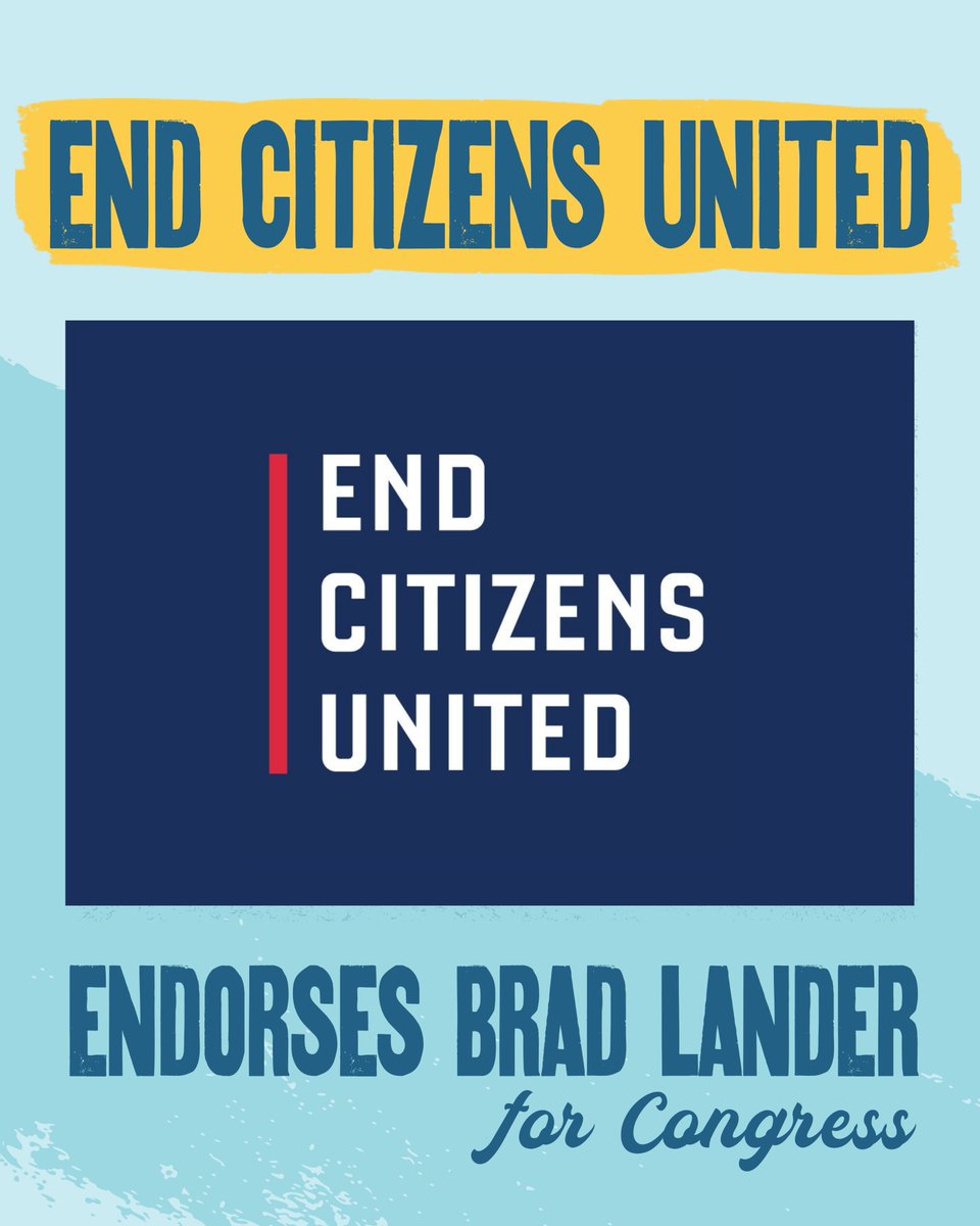 bradlander's tweet photo. Americans are fed up with a system in which oligarchs and corporations funnel money to politicians in both parties & wealthy special interests drown out the voice of the people.

In NYC, I helped strengthen our campaign matching funds program, lower contribution limits, & authored one of the strongest independent expenditure disclosure laws in the country.

But in Washington, things have gone from bad to worse, as Trump and his cronies have repeatedly defied the rule of law & twisted policies to serve their own cruel, crooked agenda.

I’m grateful to be endorsed by @StopBigMoney. Look forward to partnering with them to stop the corrosive tide of money pouring into our elections.