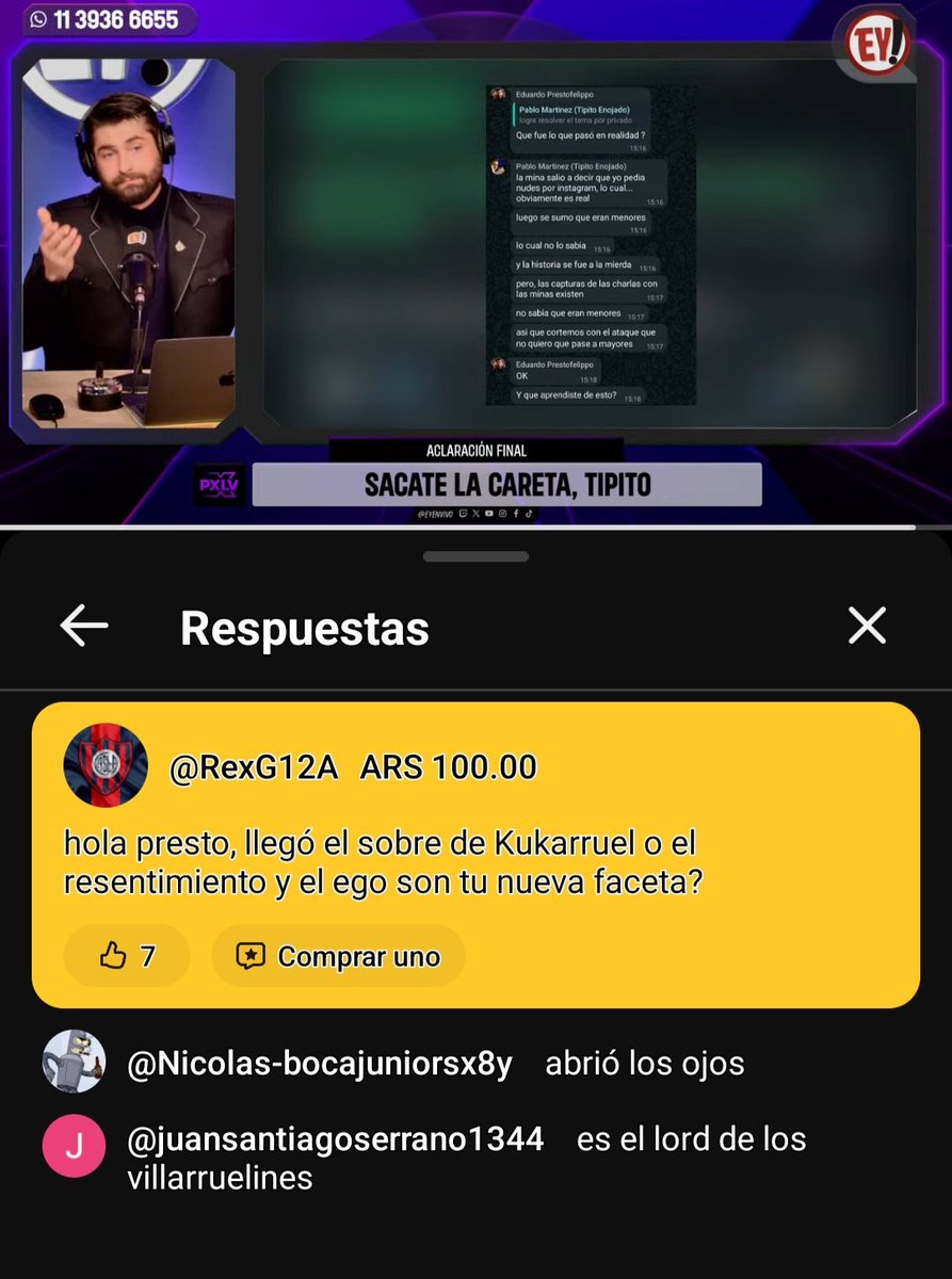 3002Annes's tweet photo. Ena transmisión del @Elpresto1Ok ya algunos le están tirando en cara el nivel bajo en que decayó 
JAJAJAJAJAJAJAJAJAJAJAJAJAJAJAJA https://t.co/L18EfUZrXr