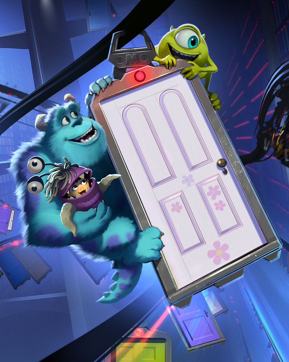 DrewDisneyDude's tweet photo. Mike Wazowski has created the ride vehicles for the Monsters, Inc. roller coaster coming to Disney’s Hollywood Studios.

The vehicles will capture our laughter and screams as we soar through the massive door factory from the movie.

(Source: https://t.co/OvWx5Gd5sA) https://t.co/YgMhKdgDUv