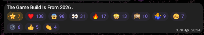 singixx's tweet photo. Cyberleek confirma que a Build que ele tem é de 2026!!!! https://t.co/uVmk9GM3mD