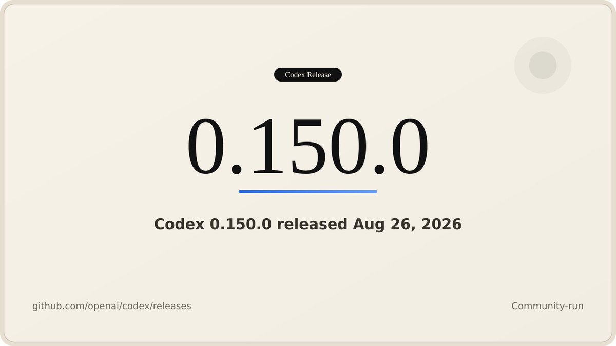 Codex CLI 0.150.0支持任务互引