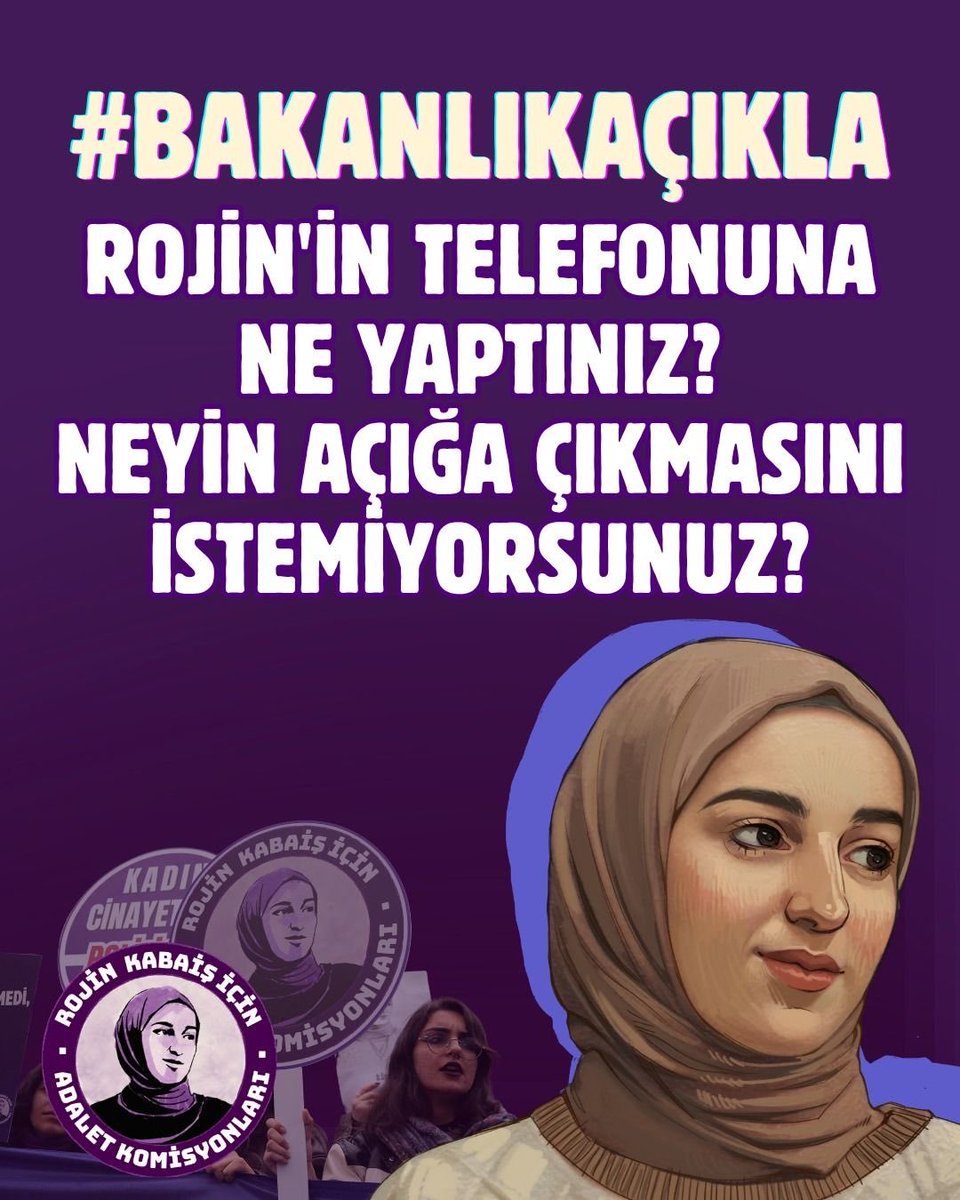 _Berbang88's tweet photo. Rojin'in telefonuna ne yaptınız ?
Neyin açığa çıkmasını istemiyorsunuz?
#BakanlıkAçıkla https://t.co/XSPJ8dwZ41