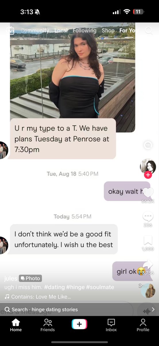 cleodebunny's tweet photo. hinge is such a joke of a dating app, why do people even bother https://t.co/HGA4iVuRNP