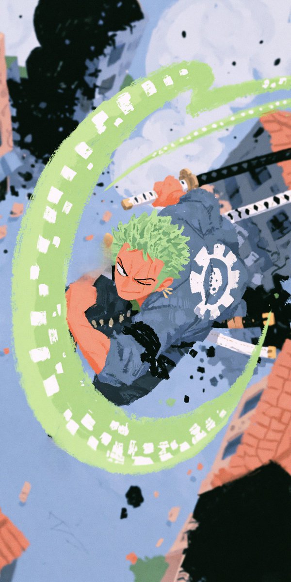 ItsDone2000's tweet photo. Roronoa Zoro 💚 https://t.co/B5FvnCDmaT