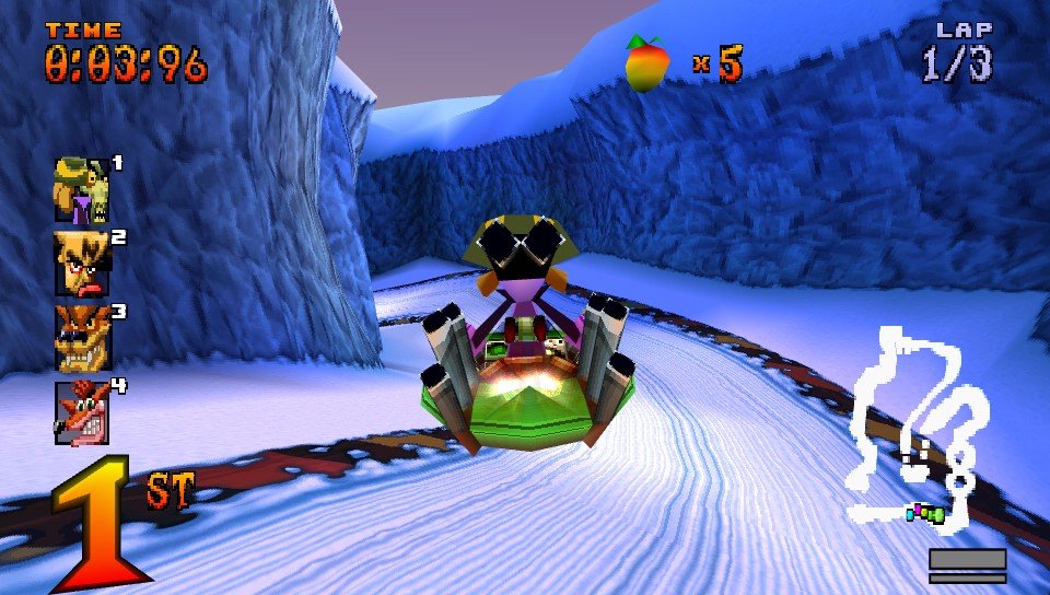 Rinnegatamante's tweet photo. Crash Team Racing: High Octane is finally available for download! An advanced sourceport of CTR for PSVita with tons of new features (attached the list). This is also the first port I work on that got directly contributed with ChatGPT AI help. https://t.co/jMeNNRLye8 https://t.co/rFiU42U3CH