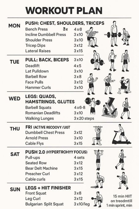 Daily_physique's tweet photo. Workout plan https://t.co/DuMTOXOIR1