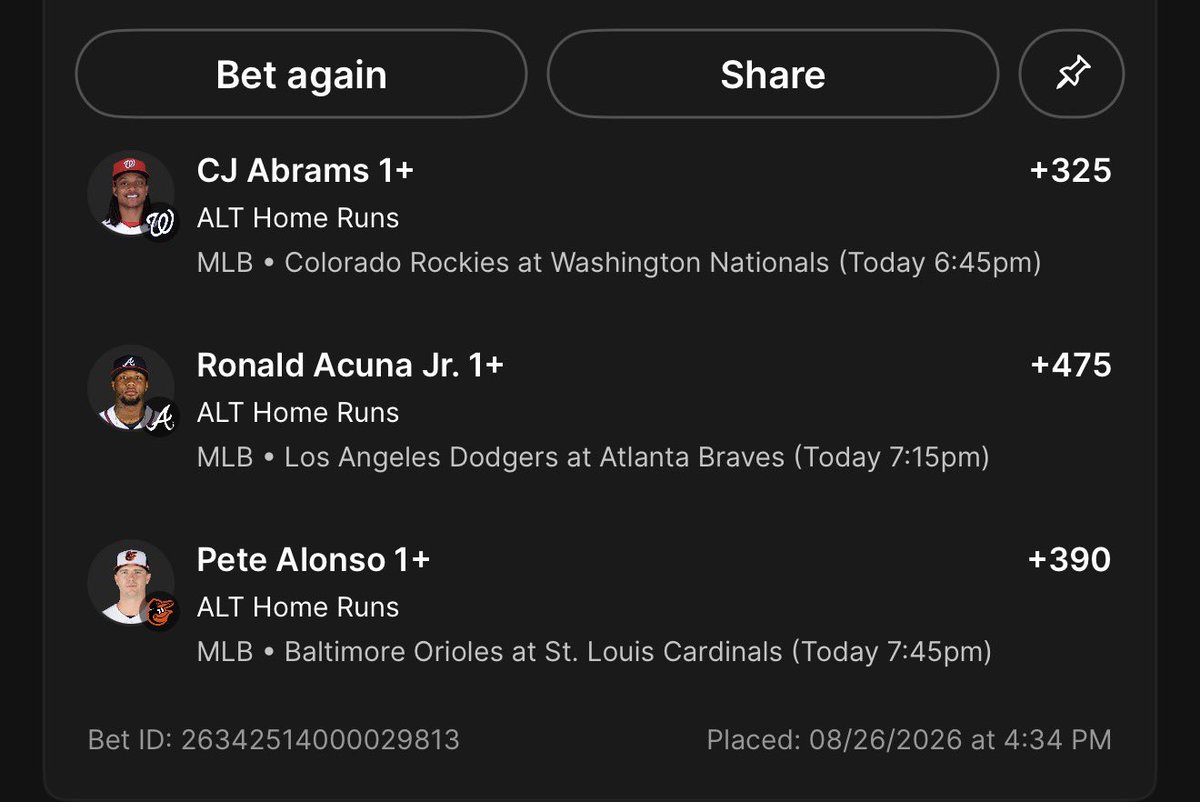 CFNReeko's tweet photo. Three Hot Batters 🤝 let’s win some money 💰 https://t.co/gK1ZYoZPq5