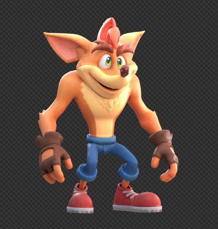 ChomperElectric's tweet photo. As promised, here's the fortnite model edited to mostly match how Crash usually looks like!

Not 100% accurate, but looks great! https://t.co/R2rHfgrhva