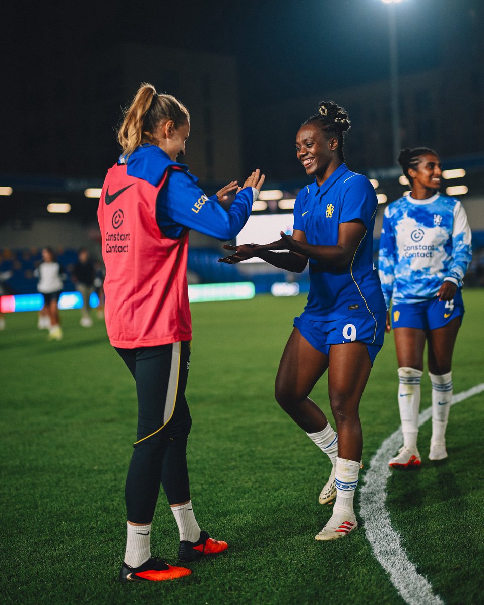 ChelseaFCW's tweet photo. Thank you for the support, Blues. 💙

#UWCL https://t.co/VqJoozy2OI