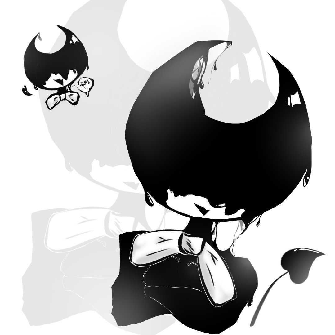 Cornisnotsma's tweet photo. p1的尾巴可忽略的♡
画的我好得劲😋（？。）
#玉米求火
#BendyandtheInkMachine #班迪与墨水机器 #Bendy #inkdemon #InkBendy #ooc致歉 #微私设 #无cp向 https://t.co/kIvEhKfGPy