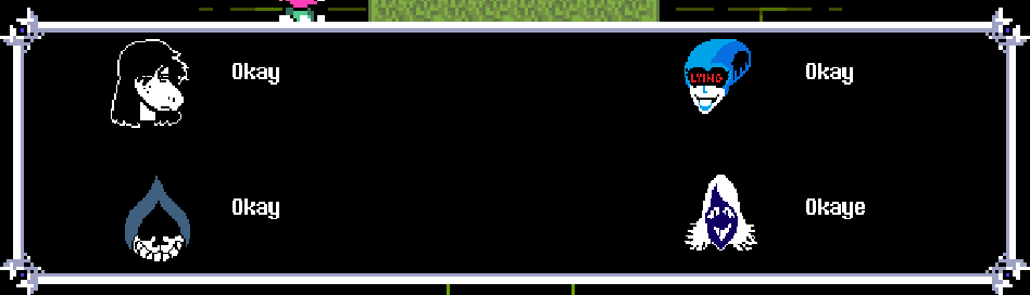 Artism_Vpn's tweet photo. Strong contender for best textbox in the game. Queen's "lying" is the cherry on top https://t.co/0MaoHtwhlM