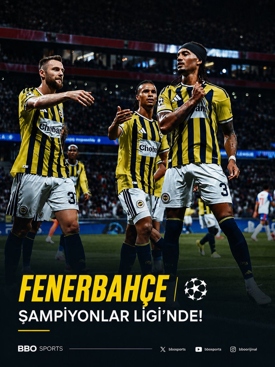 bbosports's tweet photo. FENERBAHÇE, 18 YILIN ARDINDAN ŞAMPİYONLAR LİGİ'NDE! https://t.co/qRUApWdXwC