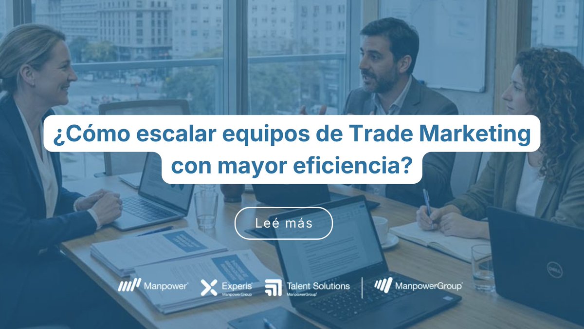 manpowergroupAR's tweet photo. 🧩La falta de cobertura, los picos de demanda y la complejidad operativa pueden limitar el impacto de una campaña, incluso cuando la planificación es sólida. Conocé más detalles en nuestra nota: https://t.co/NPLbwTnlb9

#ManpowerAR #TradeMarketingAR https://t.co/ya8QN6rHQ1