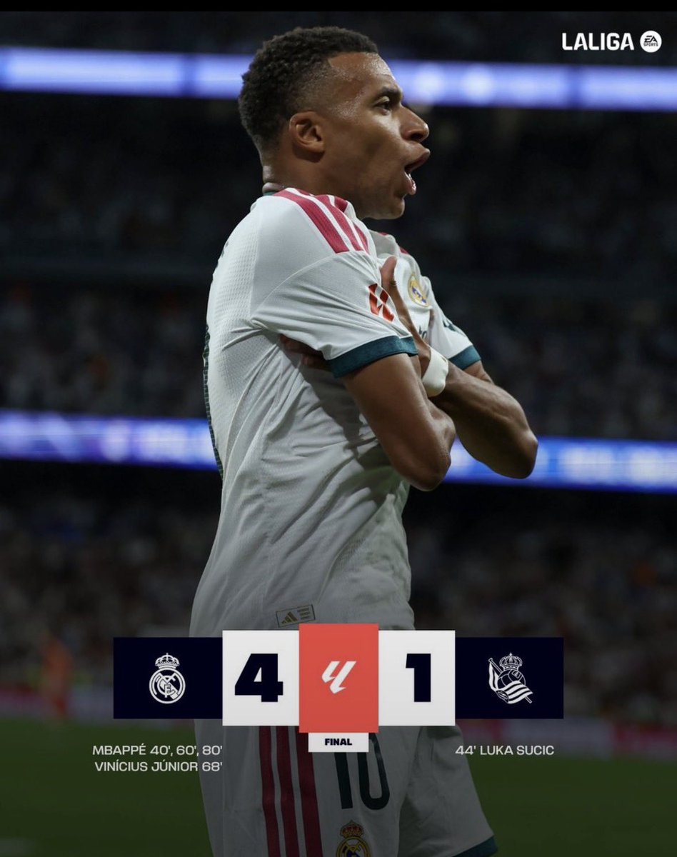 UTD_MANE_'s tweet photo. Tell me you’re not scared of this Real Madrid team… 😭😂

Barcelona fans are going to cry blood this season. 🩸😂  #RMARSO https://t.co/UKStGm60n7