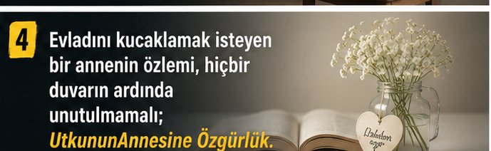 ahtatar's tweet photo. Evladını kucaklamak isteyen bir annenin özlemi, hiçbir duvarın ardında unutulmamalı; UtkununAnnesine Özgürlük. https://t.co/eEOQWmFNRb