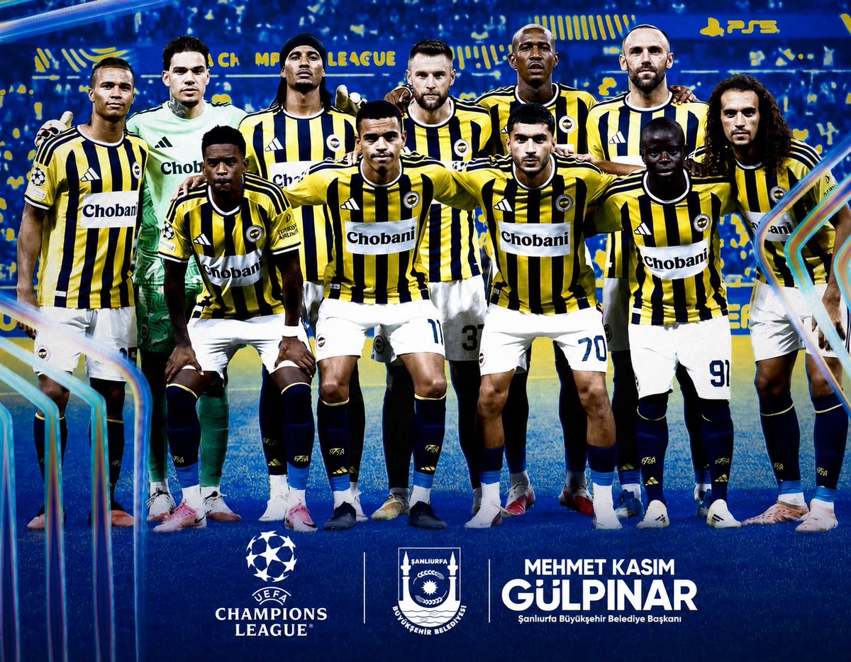 sanliurfabld's tweet photo. Fenerbahçe Şampiyonlar Ligi’nde! 💛💙

Deplasmanda Olympique Lyon’u 2-1 mağlup ederek UEFA Şampiyonlar Ligi’ne yükselen Fenerbahçe Futbol kulübü futbolcularını, teknik heyetini ve tüm camiasını tebrik ediyoruz.

Fenerbahçe’ye Avrupa sahnesinde başarılarla dolu bir sezon diliyor, ülkemizi en iyi şekilde temsil etmesini temenni ediyoruz. 🇹🇷

@Fenerbahce