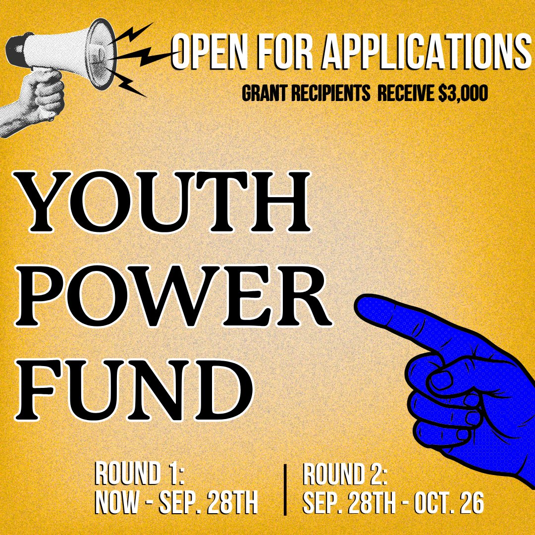 NewEraColorado's tweet photo. Youth Power Fund applications are OPEN! 🎉

Applications are reviewed on a rolling basis. Apply now and bring more power to your campus.

Link: https://t.co/ZjoLsd9uQ9 https://t.co/Q9Lpc9WPQX