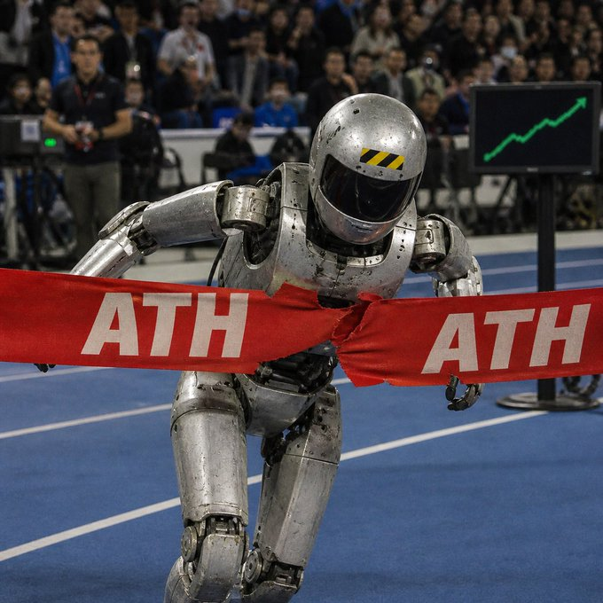 RobotBreaking's tweet photo. BREAKING: The robot broke the record.

$BREAKING is just warming up. https://t.co/hgCDUzokEN